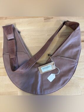 Rally Leather Sash Bag Cafe Au Lait - NWT